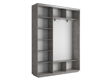 Шкаф-купе Экспресс 3-х дверный Фотопечать Шелк Стекла 240х45х220