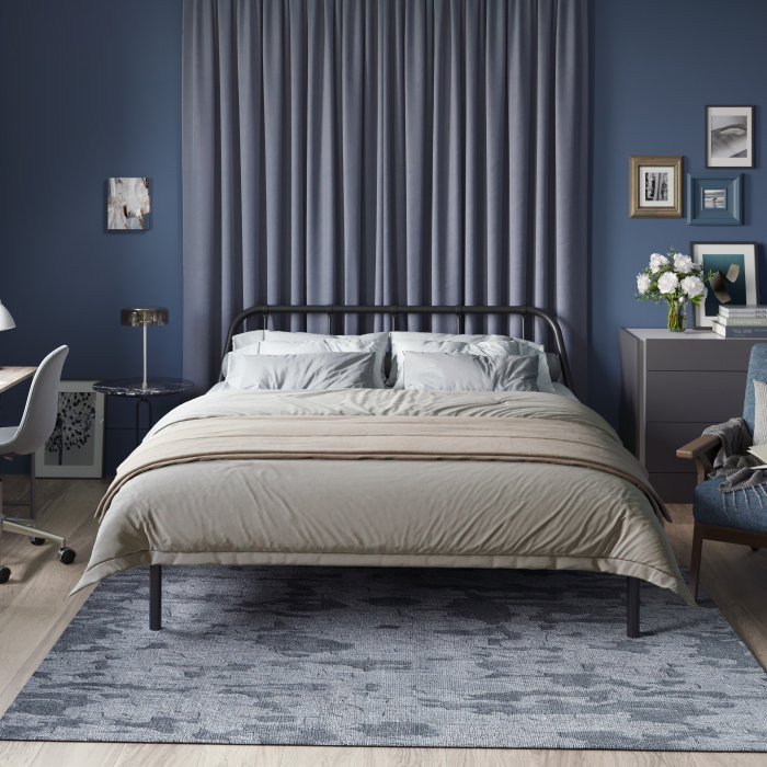 Кровати 140 см, Металлическая кровать Мира 1400 х 2000