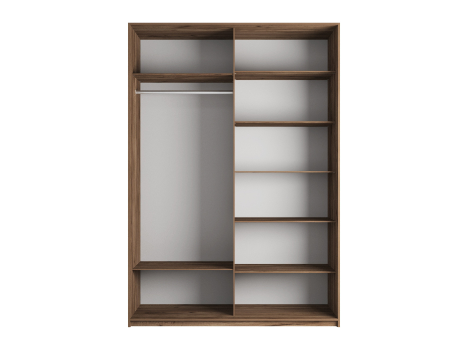 Шкафы-купе 2-х дверные, Шкаф-купе Прайм 2-х дверный Стекла хаки/Доводчики 160х57х230