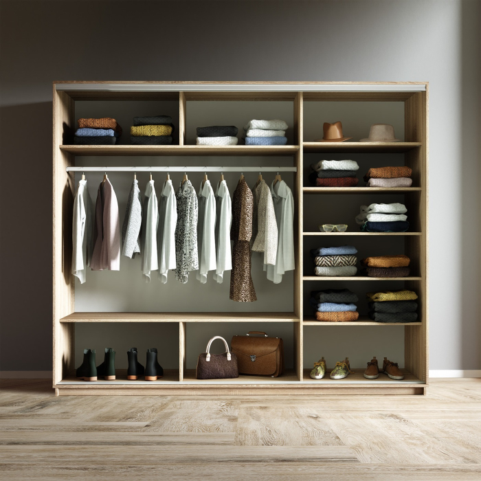 Шкафы-купе 3-х дверные, Шкаф-купе Экспресс 3-х дверный Фотопечать Шары Стекла 210х60х220