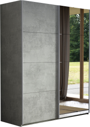 Шкаф-купе Эста ДСП+Зеркало 160х66х240